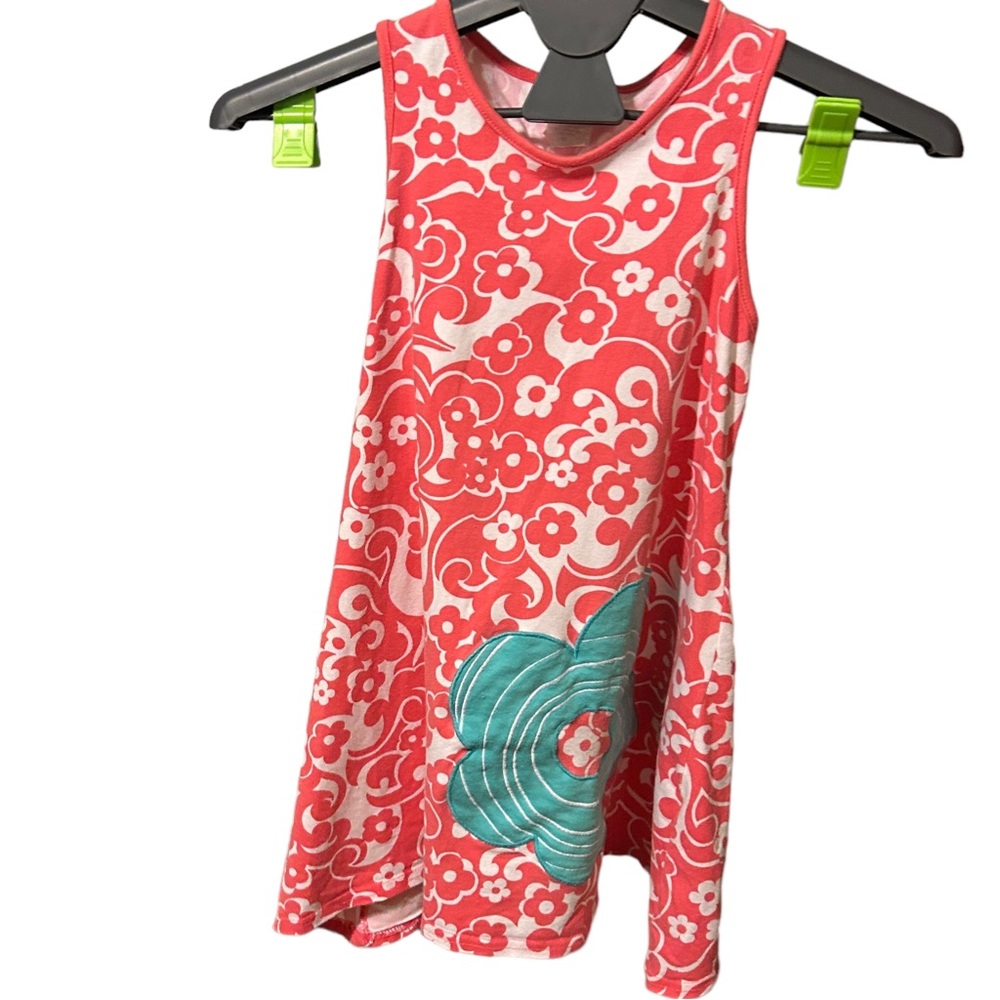 Mallory May girl’s summer razor back shift dress size 12